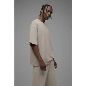 410 Oversized Fleece Tee - Sand