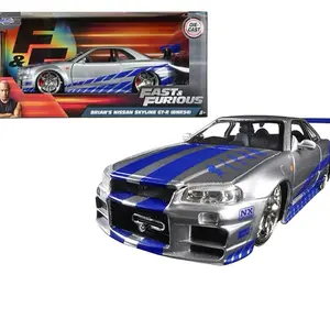 Fast & Furious Brian’s Nissan Skyline GT-R (R34) – 1:24 Die-Cast