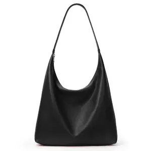 KALIDI Everyday Tote Bag – Soft Vegan Leather Work & Travel Shoulder Bag with Zipper