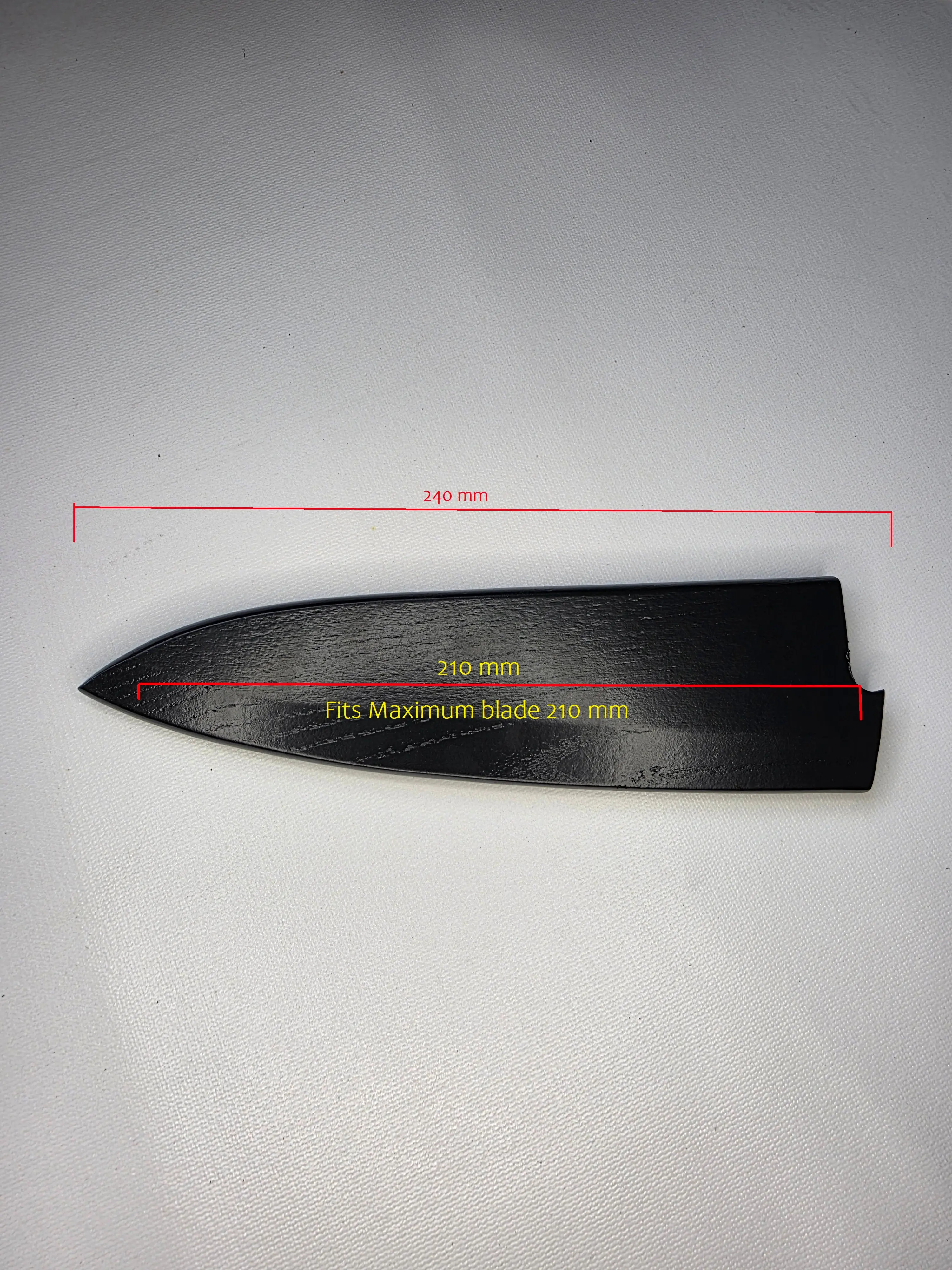Magnetic Wooden Saya – Fits Up to 210mm Blades