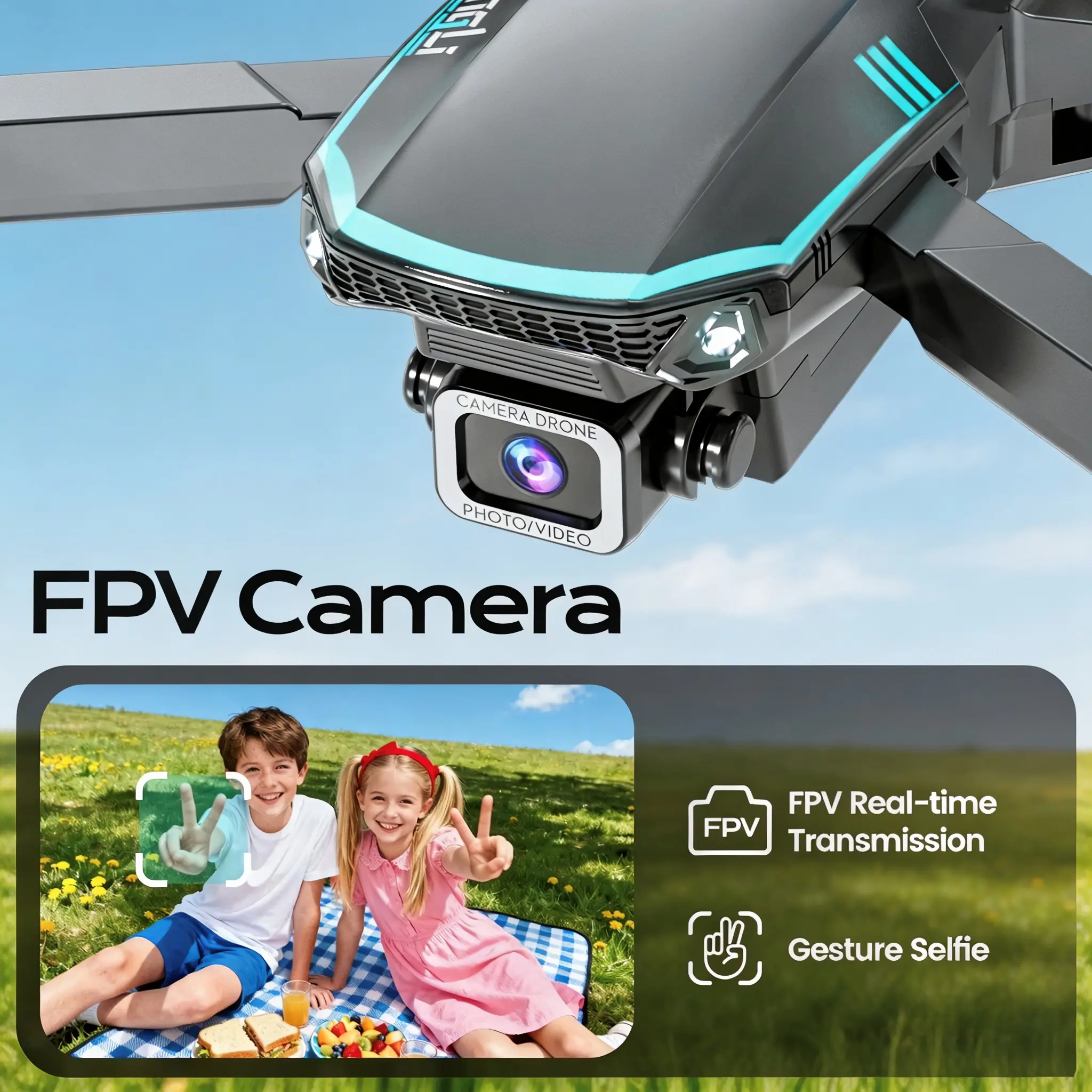 Tong Li HD Aerial Drone with Screen Remote Controller, Crash-Resistant Unisex Kids RC Quadcopter Toy, 1 Battery, Long Endurance, Headless Mode, Cool Stunts, 1-Key Takeoff & Landing, No Camera, Ideal Christmas & Birthday Gift, 【No Camera】Crash Resistant On Tong Li HD Aerial Drone with Screen Remote Controller, Crash-Resistant Unisex Kids RC Quadcopter Toy, 1 Battery, Long Endurance, Headless Mode, Cool Stunts, 1-Key Takeoff & Landing, No Camera, Ideal Christmas & Birthday Gift, 【No Camera】Crash Resistant On