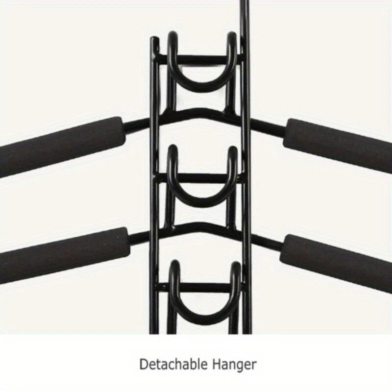 2/4pack 5-Layer Hangers Space Saving Magic Space Saver Storage Smart Plastic Cloth Wall Mounted Hat Mugs Coat Hook