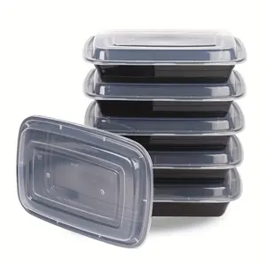 28oz Meal Prep Containers 50-Pack Extra Large Thick Food Storage with Lids Reusable BPA-Free Microwave Freezer Dishwasher Safe Stackable Leakproof Bento Box