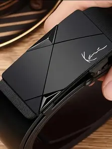 Durable Automatic Buckle, No Teeth Body, High-End Business Casual, All Season Style, Suitable for Business and Leisure, Fashion Belt