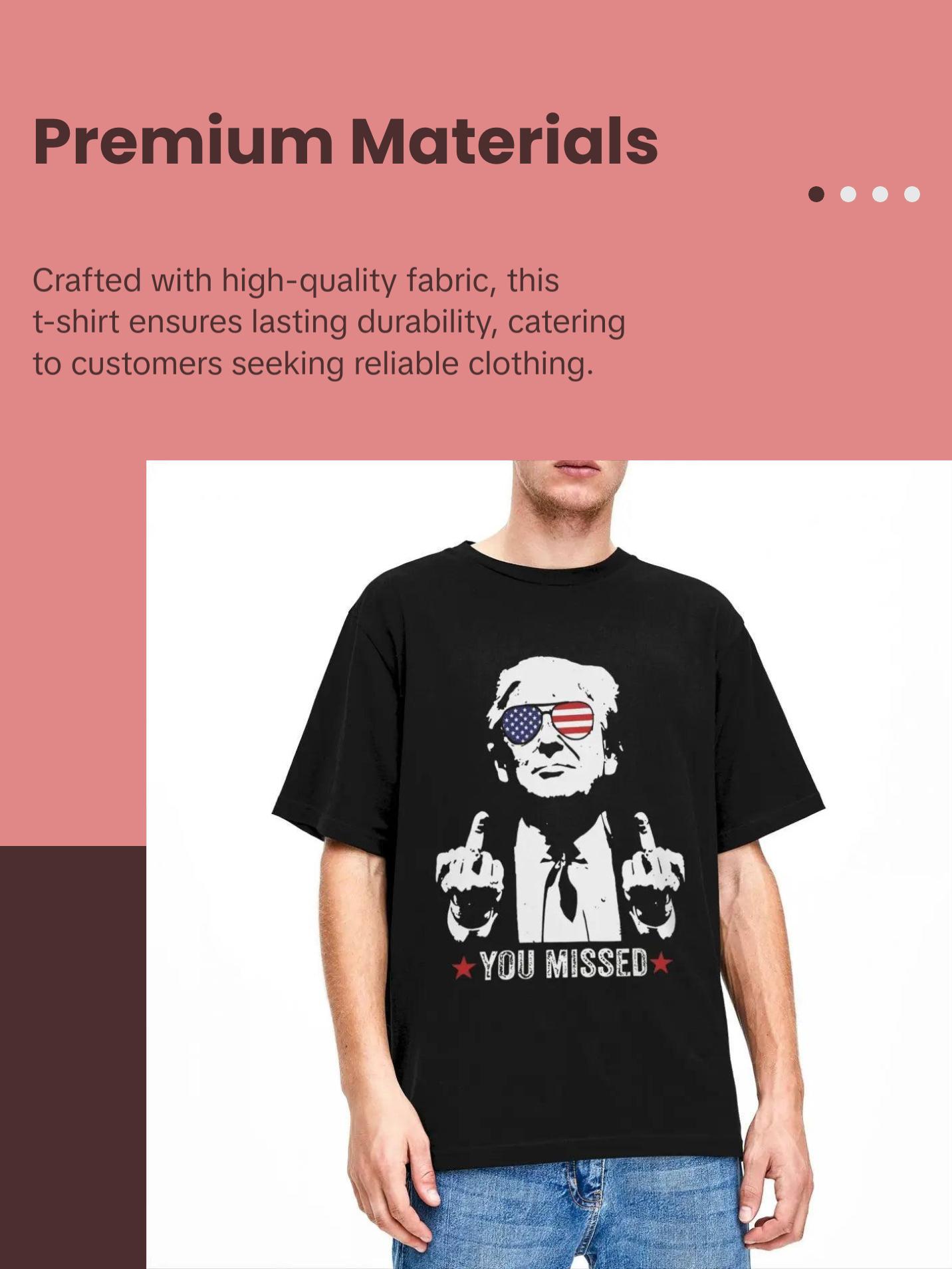 Trump Rally “You Missed” Vintage Tee