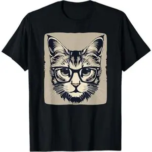 Cool cat with glasses outfit T-Shirt