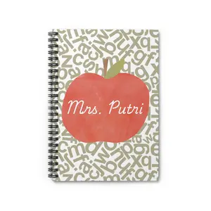 Custom Teacher Notebook | Personalized Teacher Gift | Custom Name Journal for Teachers | Cute Teacher Appreciation Gift, Gift For Teachers