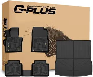 TPE Floor Mats Fit Mazda CX-50 2023-2026 Mazda CX - 5 2017-2023 1st & 2nd Row Truck Accessories Cargo Liners All Weather Protection Black 4PCS Alfombras para Carro