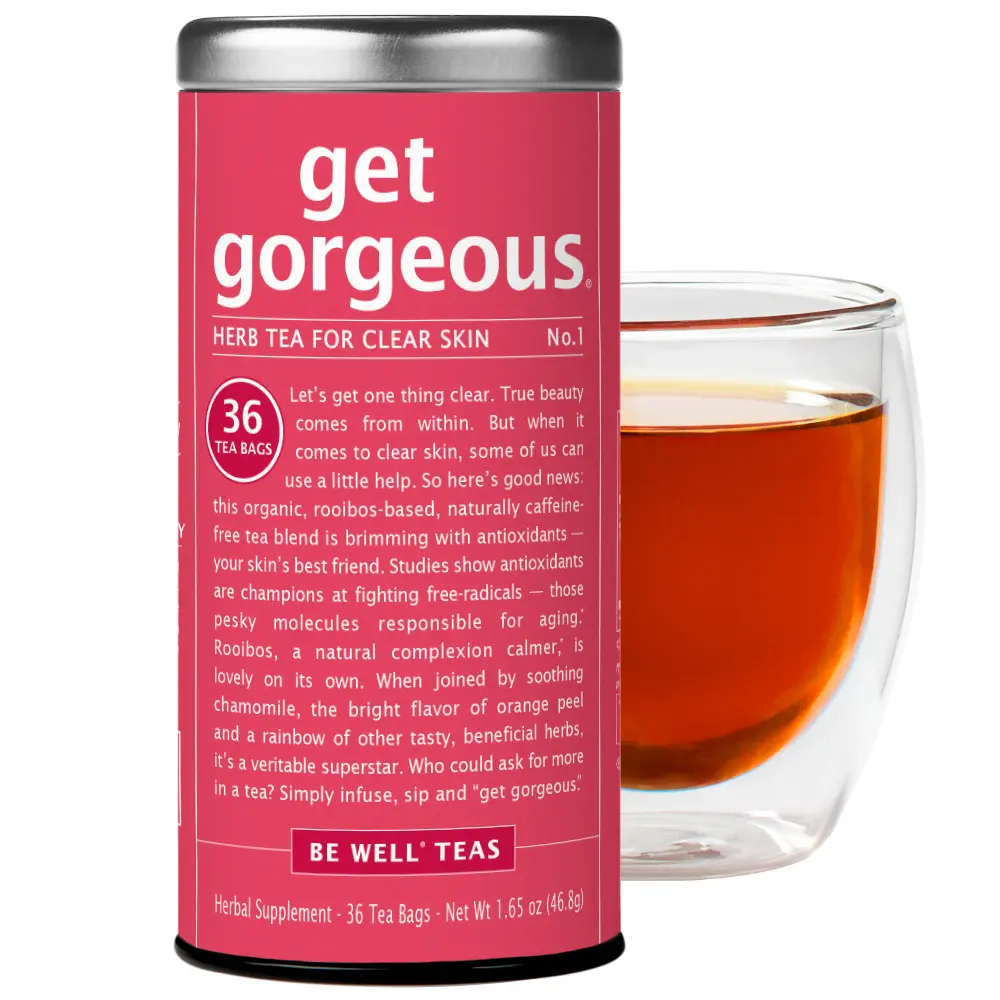 The Republic of Tea Get Gorgeous Tea, 36 Tea Bags Chamomile Tea Bags Calming Tea The Republic of Tea Get Gorgeous Tea, 36 Tea Bags Chamomile Tea Bags Calming Tea