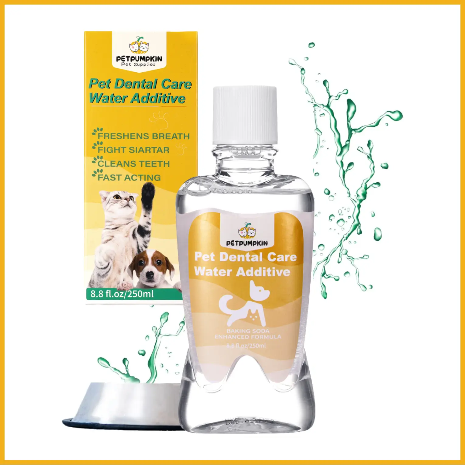 Dental Fresh Advanced Plaque and Tartar Water Additive, 8.8oz – Dog Teeth Cleaning Formula to Freshen Breath and Improve Overall Oral Health#cozyvibes