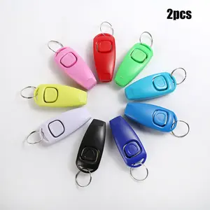 2-Piece Dog Trainer, Multi-Function Pet Clicker Whistle, Training Tool for Dogs & Cats, Combined Pet Supplies, Essential Pet Accessories