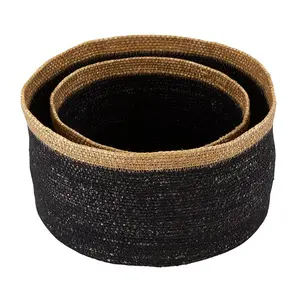 Black Seagrass Basket