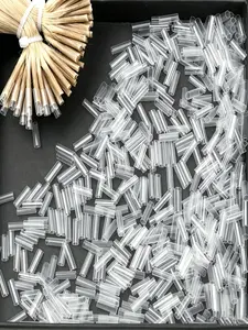 1 Pack of 500pcs Transparent Heat Shrink Rings, High Transparency Duraable Material, Hair Extension Special Heat Shrink Tube, Traceless Hair Protector