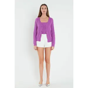 Cable Knit Cardigan
