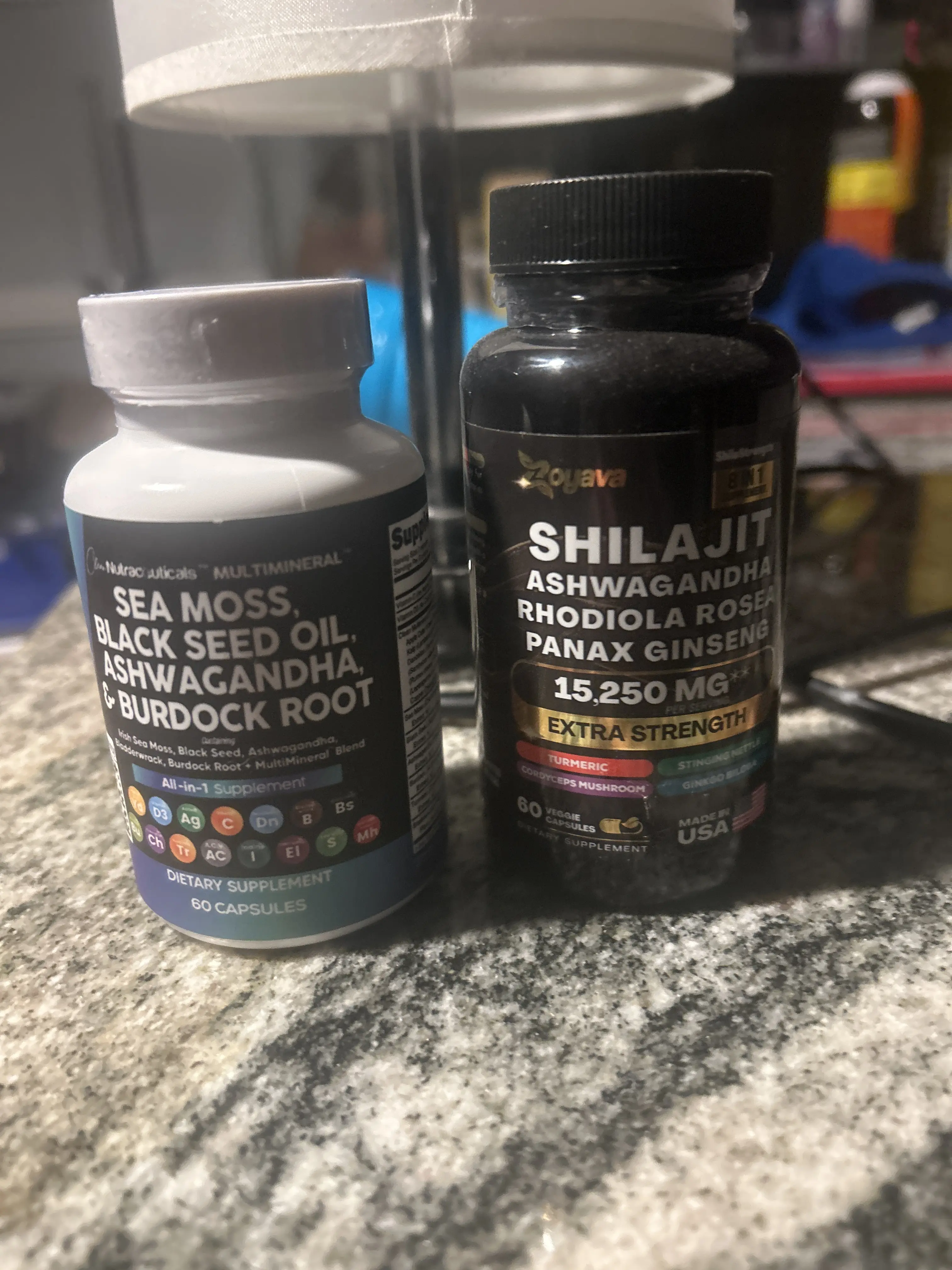 Zoyava Shilajit Supplement - All-in-One Multivitamin Energy Booster - with Ashwagandha & 7+ Extra Strength Ingredients - 60 Capsules - MADE IN USA