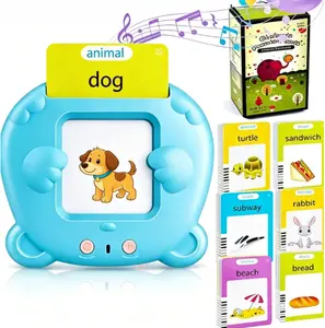 Talking Flash Cards for Toddlers 1-4 Years | Montessori Educational Learning Toy, 224 Sight Words Speech Therapy Sensory Toy for Autism, Preschool Interactive Language Learning Gift for Boys Girls Kids