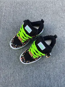 Men's Casual Canvas Shoes, Anti-Slip Embroidered Low Top Sneakers, Medium Width Kitten Heel, All Season Fashion Footwear, Sports Shoes