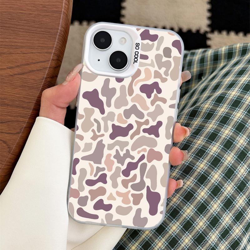 Camo Pattern Shockproof Phone Case for iPhone 7 8 X Xsmax 16 15 14 13 12 11 Pro Max Plus ProtecitvedCover Affordable Anti-Fall Vintage Premium Sitka