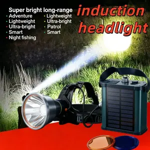 Latest High-Power Headlamp, High Brightness, Strong Spotlight, Type-C Rechargeable Hands-Free Headlamp, Portable and Bright Outdoor Experience, Perfect for Fishing, Camping, Hunting, Ideal Gift for Husband, Father