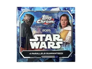 Star Wars Chrome Sapphire Edition Hobby Box (Topps 2025) Trading Cards