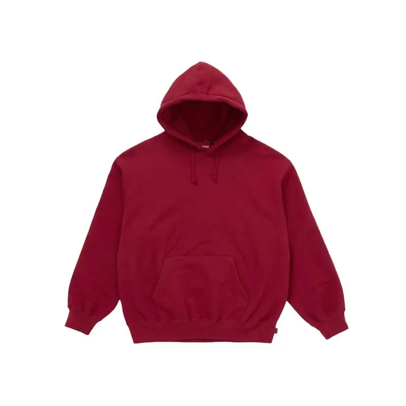 Supreme Men's Satin Appliqué Hooded Sweatshirt (FW25) Red, from StockX