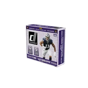2023 Panini Donruss Clearly Hobby Box (4 Packs, 5 Cards per Pack) Chase rookie downtowns and acetate inserts / Rated Rookies!