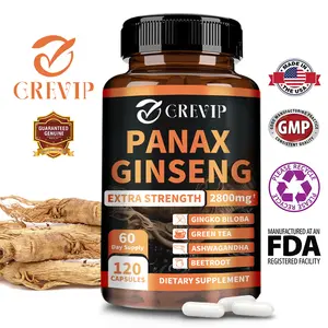 Korean Red Ginseng + Ginkgo Biloba, Ashwagandha, Beetroot, Green Tea - Supports strength, endurance, energy production and mood balance