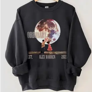 Vintage Alex Warren Ordinary Album Retro T-Shirt, Music Tour 2025 Cheaper Than Therapy Global Sweatshirt, Cloud Tee Casual Comfort Hoodie, Men's Outfits Local Gift for him, for her