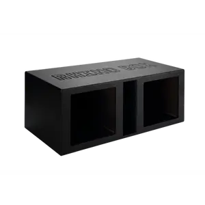 2x12" Square Hole Compact Slot Ported Poly Sub Box