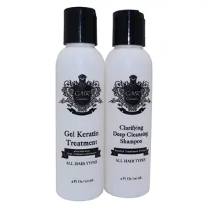 CMR COSMETICS Keratin Smoothing Gel & Clarifying Shampoo Kit -  Gel for  All Hair Types, Deep Hydration, Color Fade Protection, Scalp Care, Kiwi Scent, Includes Shampoo