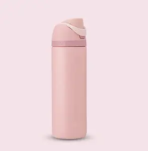 Replacement Cap for Owala Freesip, Replacement Lid Compatible with Owala Cup Sizes 32oz. This BPA-Free One-Touch Water Bottle Top Cap ensures a Leak-Proof Seal, Rose Quartz