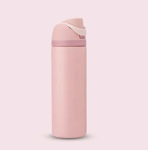 Replacement Cap for Owala Freesip, Replacement Lid Compatible with Owala Cup Sizes 32oz. This BPA-Free One-Touch Water Bottle Top Cap ensures a Leak-Proof Seal, Rose Quartz