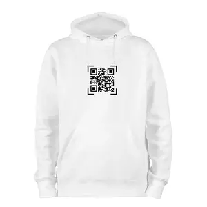 White QR Essential Hoodie