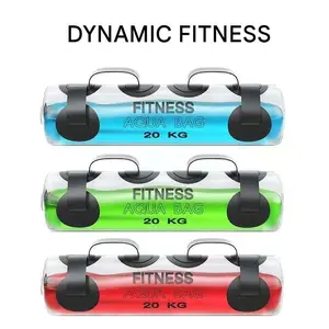 Inflatable Water Fitness Bag for Resistance Training Weight Lifting Muscle Building Improves Endurance Portable Space Saving Durable Easy to Use