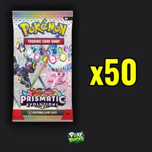 Prismatic Evolutions - 50 Pokémon Booster Packs