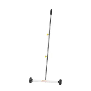 VEVOR Magnetic Sweeper with Wheels, 17 inch, 10 lbs Load Capacity, Lightweight Magnetic Pickup Sweeper with Adjustable Handle, Pick Up Nails and Screws, Easy Cleanup for Garages, Roofing ProjectsVEVOR Super Brand Day