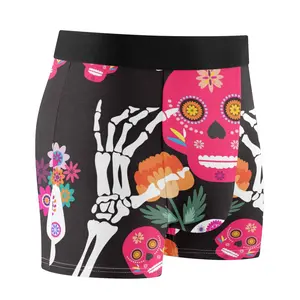 Men's Underwear Boxer Briefs Sugar Skulls Underwear