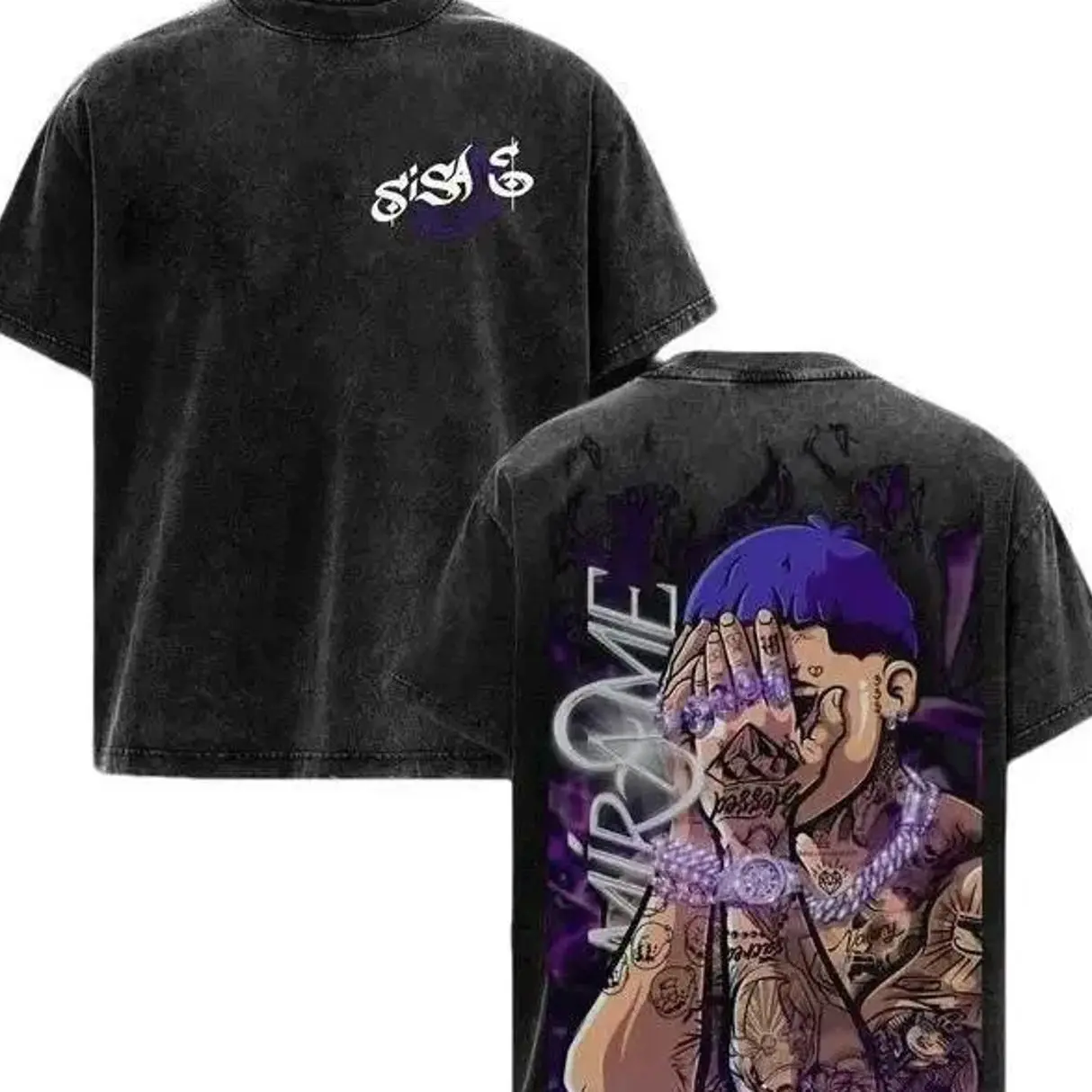 Rapper Blessd SI SABE Album 2025 Tour T-Shirt,Men Women Vintage High Street Fashion Hoodies Unisex Casual Sweatshirts 72Y