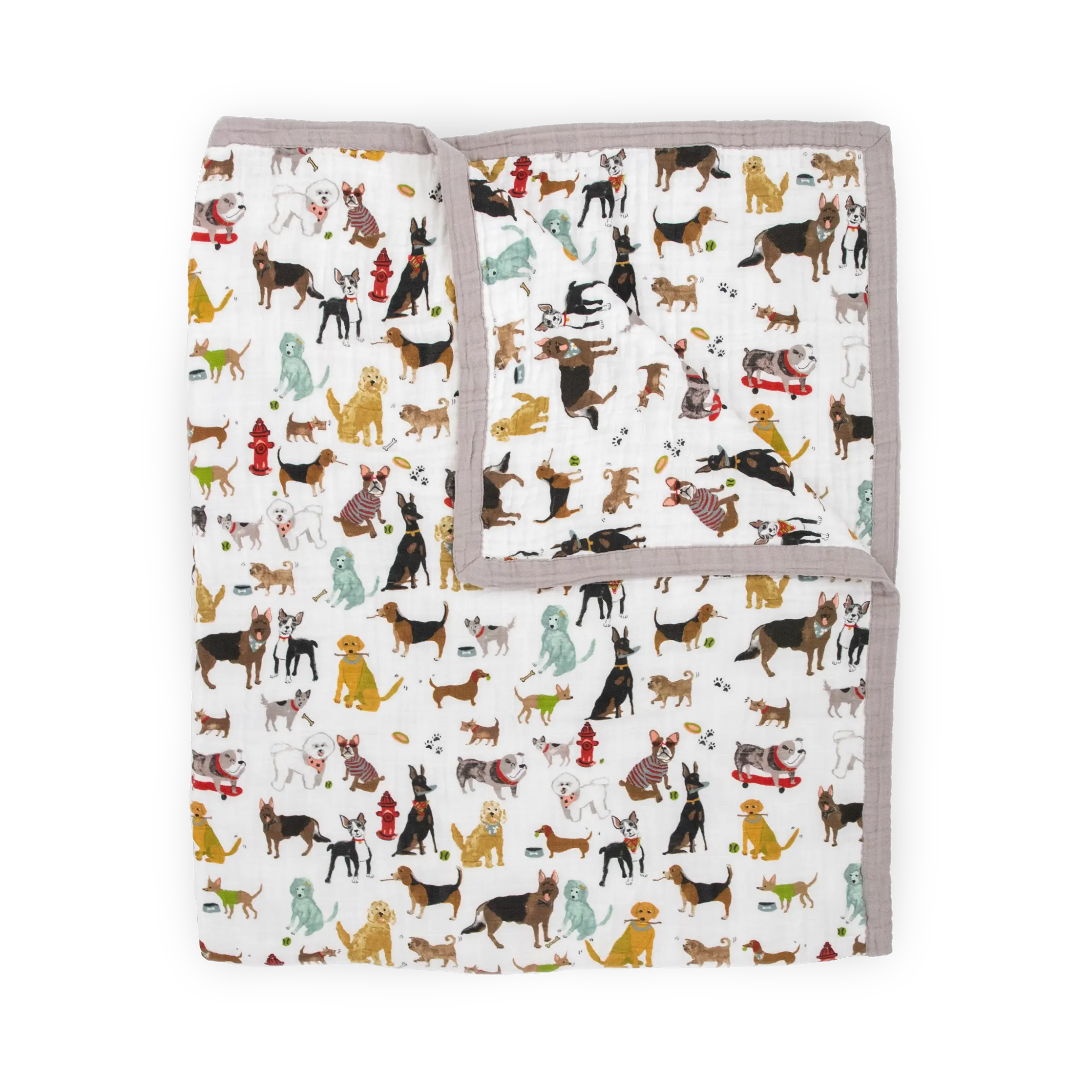 Cotton Muslin Quilted Throw - Woof