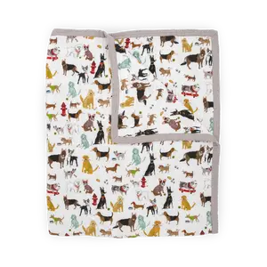Cotton Muslin Quilted Throw - Woof