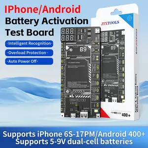 JTX B9 Battery Activation Board Tools for IPhone 6S - 17 Pro Max Air Android 400+ Mobile Phones Auto Power Off Repair Tools Kit