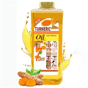 Turmeric Massage Oil Pure Natural Turmeric Honey Body, Suitable for All Skin Types Turmeric Scent 6.76oz For All Skin Types
