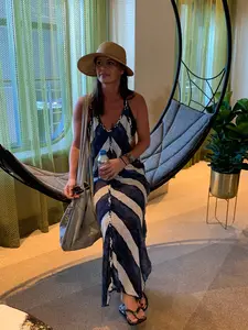 Wailea | Chevron Maxi Dress
