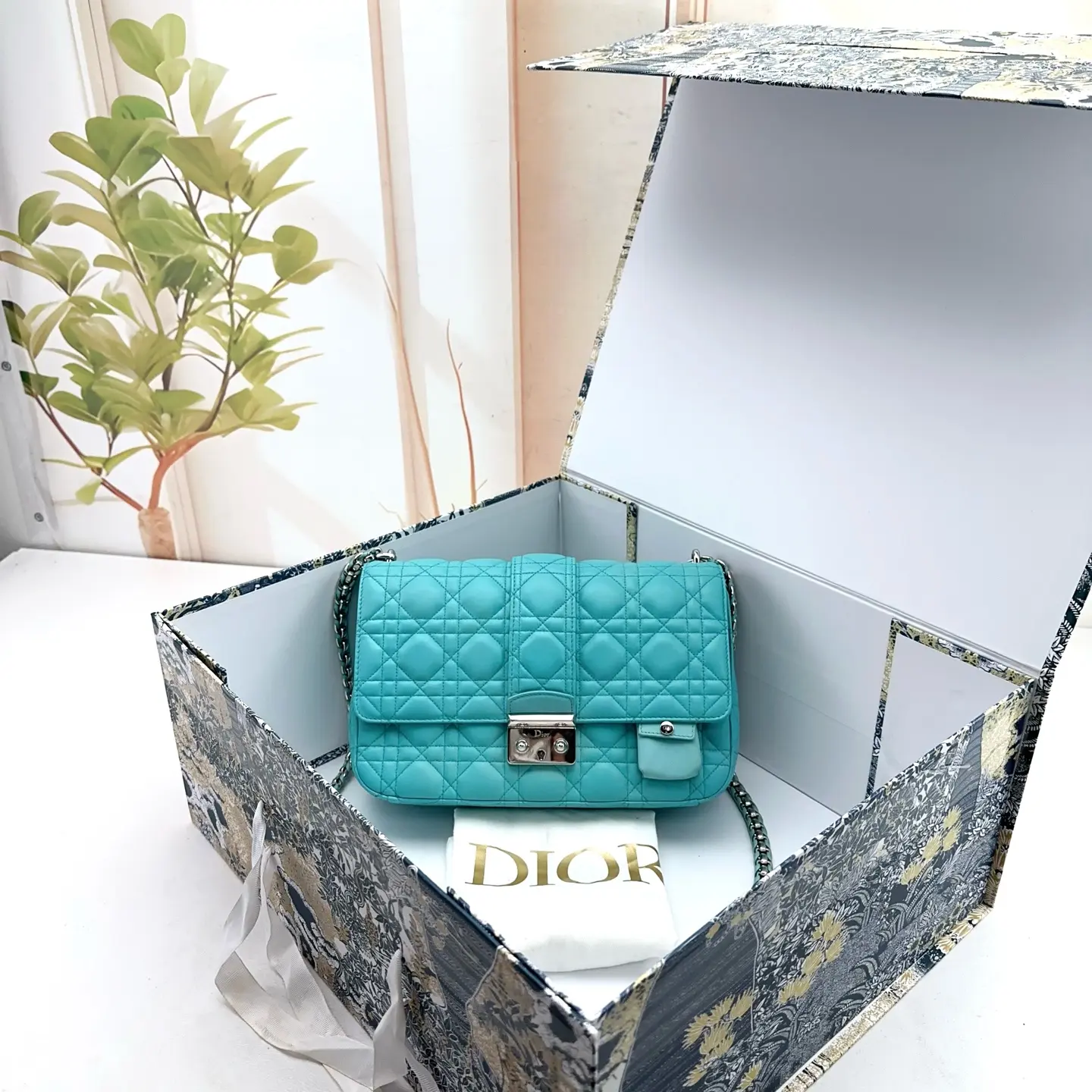 Pre-owned Dior Zip Pouch Clutch Bag 0716 ELLA22947326 23113706