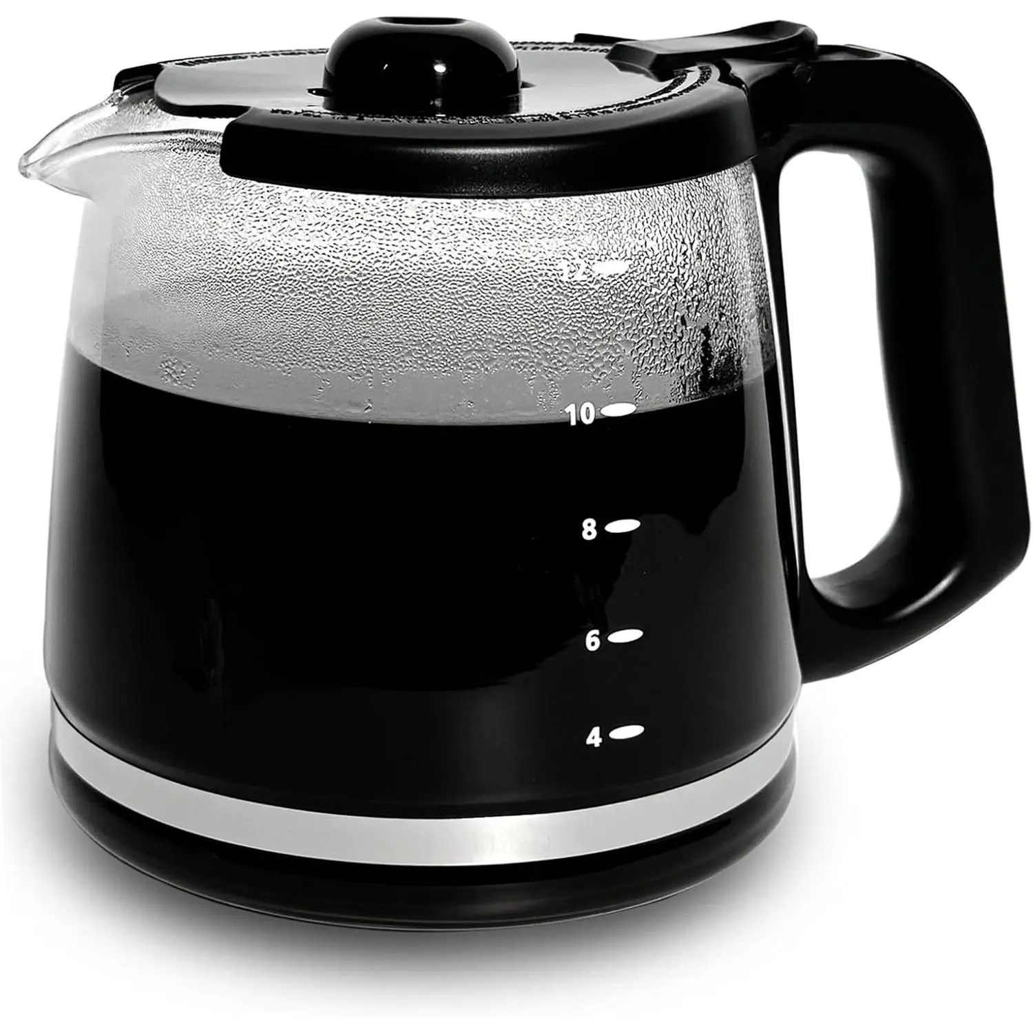 12-Cup Replacement Glass Coffee Carafe Compatible with Mr. Coffee LMX, TP, MMX, and MSX series coffeemakers