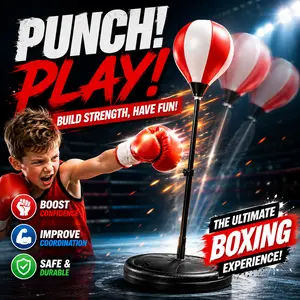Boxing Bag Game Toy Set Adjustable Hitting Bag Stand Adjustable Height of The Boxing Ball Bracket Equipped with Hitting Tube Fitness Muscle Building Christmas Birthday kid Gifts parent-child outdoor