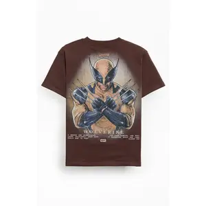 PacSun Men's Wolverine Mutant Claws T-Shirt - Multicolor