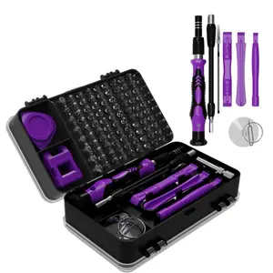 [fathersdaygift] 117 in 1 Precision Screwdriver Set, Magnetic Repair Tool Kit with Case, for Computer, iPhone, Laptop, Ps4, Game Console, Watch, Glasses