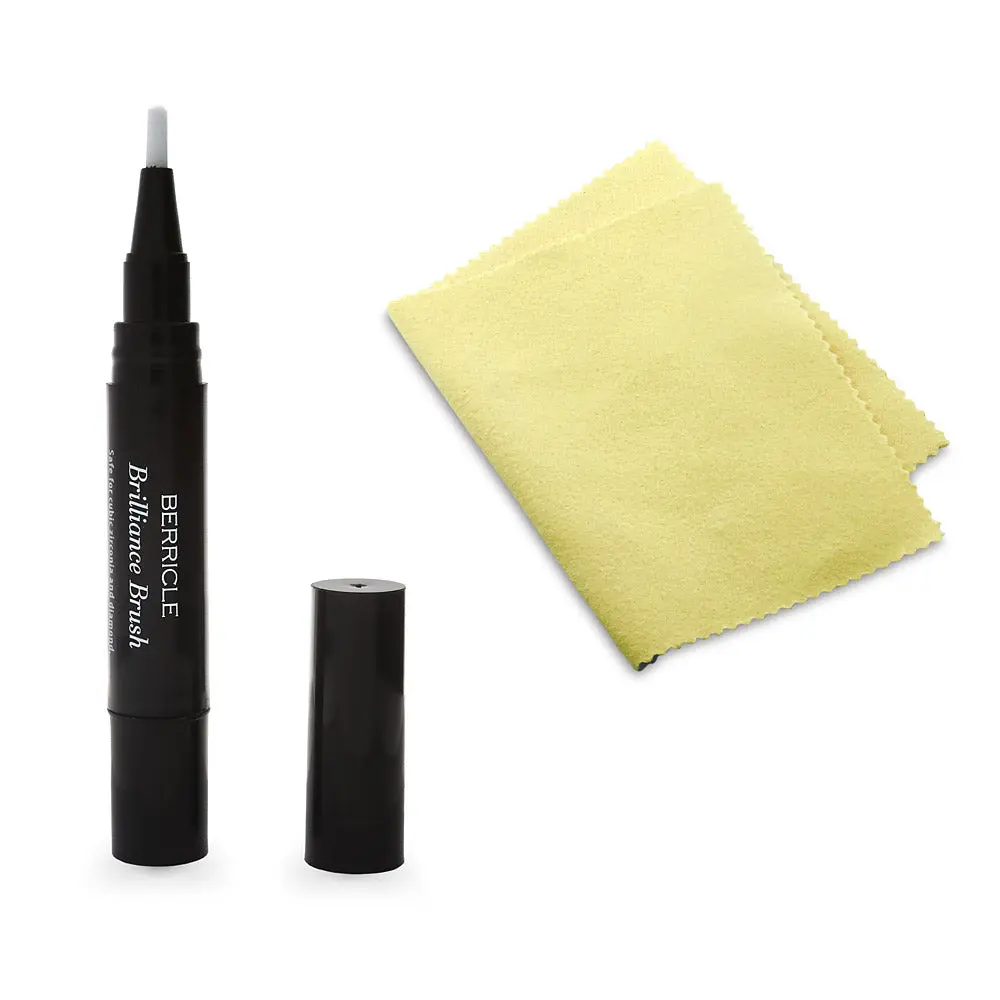 BERRICLE Silver Jewelry Cleaner and Polishing Cleaning Kit, 2-Piece Set