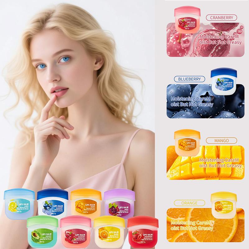 Lip Balm Set – Fruit & Floral Scents, Deeply Moisturizing & Long-Lasting, Gentle for All Skin Types, Ideal Gift Choice